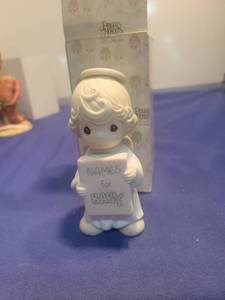 lot 5418 image: Precious Moments Names for Baby Figurine