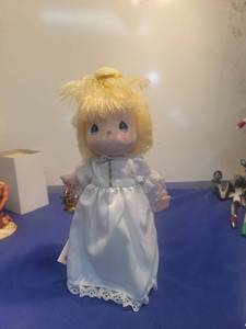 lot 5447 image: Precious Moments Angel Doll with White Dress
