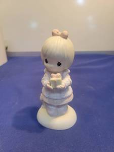 lot 5491 image: 1984 Precious Moments God Sends The Gift Figurine