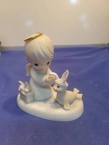 lot 5492 image: Precious Moments Heaven Bless You Easter Seal Figurine