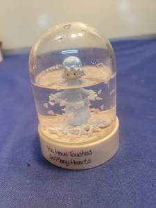 lot 5503 image: Precious Moments Water Globe - You Have Touched So Many Hearts
