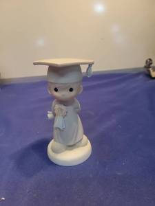 lot 5522 image: Precious Moments Graduation Figurine boy