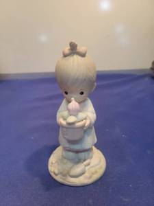 lot 5546 image: Precious Moments May Birthday Figurine