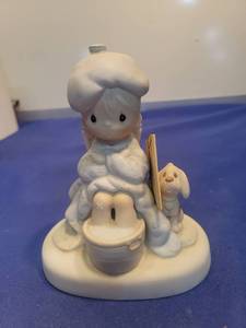 lot 5605 image: Precious Moments God Is Watching Over You Figurine