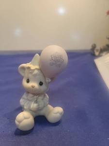 lot 5621 image: Precious Moments White Bunny Figurine