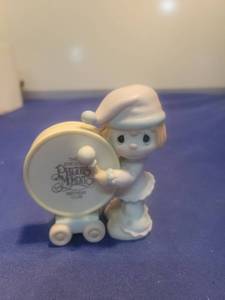 lot 5625 image: Precious Moments Birthday Club Drummer Figurine