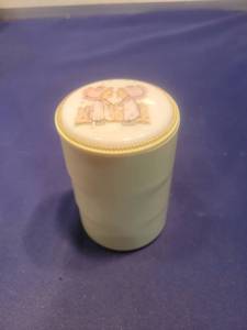 lot 5672 image: Precious Moments Small Trinket Box with 3 Extra Bases