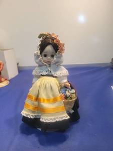 lot 5681 image: Madame Alexander Spring Girl Doll with Flower Basket