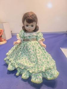 lot 5691 image: Madame Alexander Doll in Green Floral Dress