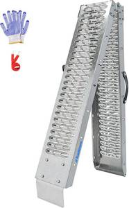 lot 161267 image: Ruedamann 83 Folding Motorcycle Ramp, 480 lbs Capacity Steel Bike Ramp for Truck, Anti-Slip Loading Ramp for Dirt Bike, ATV, Lawn Mower, Outdoor Powersports, 1PC for Pickup Trailer & Tailgates
