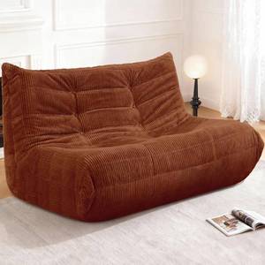 lot 261342 image: Retails for $260 Bean Bag Chair,Giant Beanbag Chairs for Adults,Comfy Large Fireside Chair Lazy Sofa,Corduroy Bean Bag Lounger with Memory Foam Filled,Floor Sofa Couch for Home,Living Room (Brown, Loveseat)
