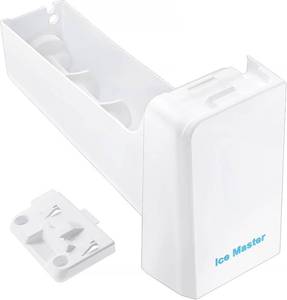 lot 261371 image: Upgraded DA97-14474C Ice Bucket Compatible with Samsung Ice Maker DA97-14474A Samsung Ice Bucket Replacement DA97-12604D RF28HMEDBSR RF265BEAESR RF263BEAESR RF25HMEDBSR Ice Maker Tray Ice Container