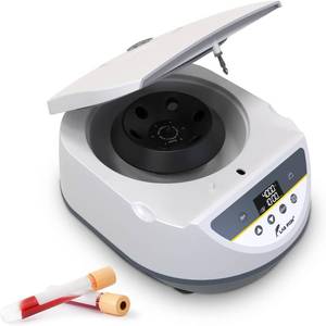 lot 361244 image: Retails for $250 LABFISH PRP Lab Benchtop Centrifuge Machine Capacity 6x10ml15ml Centrifuge Tubes,Low Speed Control 500-5000rmin,Max 3074xg RCF,Timer Range for Medical Practice BloodSerumPlasmaFat,110V Benchtop Centrifuge LC-6S(6x10ml15ml)