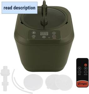 lot 361258 image: 5L Sauna Steamer with Larger Volume and More Steam Output, Fcc Certified 5L & 2000W Steam Generator, Sauna Steamer Machine with Remote Control, Portable Sauna Steamer, Black