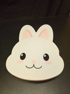 Bunny Animal Shaped Snackle Box - Divided Snack Container, Food Storage for Kids, Removable Dividers, Arts & Crafts, Beads, BPA-Free  - Retail: $10