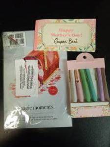 Mother's Day Coupon Book with Decorative Pens Set - Retail: $15