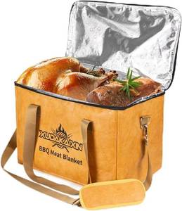 lot 11221 image: BBQ Blanket for Resting Meat Reusable BBQ Resting Bag for Meats, Ideal for Large BrisketBeefPork ShouldersTurkeys. Perfect for Outdoor Smoking and Grilling,Gifts for MenDad