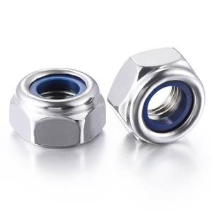 lot 11274 image: Wensilon(20pcs) M12 Self Clinching Nuts 304 Stainless Steel Self-Lock Nylon Inserted Hex Lock Nuts