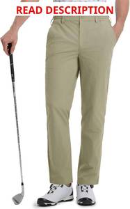 lot 11317 image: M MAELREG Mens Golf Pants 5 Pockets Lightweight - 303234 Dry Fit Water-Resistant Stretch Dress Work Mens Casual Pants Baby Blue
