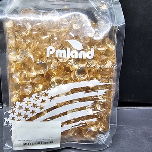 lot 11448 image: PMLAND or- 1200 pcs 10mm0.4inch Acrylic Mini Diamond Table Scatter Confetti Crystal for Wedding Bridal Shower Party Decorations Vase Filler - Rose Gold