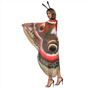 lot 11470 image: Spooktacular Creations Halloween Moth Costume Women, Moth Cape for Women Halloween Dress Up Party Cosplay, Themed Party