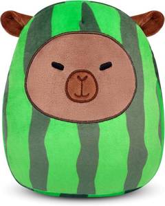 lot 11478 image: Capybara Watermelon Plush,Capybara Stuffed Animal,Kawaii Watermelons Pillow Toys,Soft Summers Fruit Pillow Gifts Decor for Kids Boys Girls