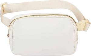 lot 11479 image: VOROLO Fanny Pack For Women And Men Crossbody Bag Belt Bag with Adjustable Strap Graduation Gifts Off White