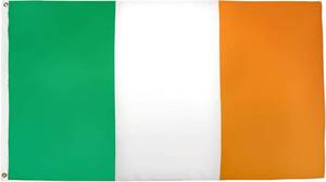 lot 11487 image: AZ FLAG - Ireland Flag - Large 5x8 Ft - 100D Polyester Irish Big Banner with Two Metal Grommets - Fade Resistant - Vivid Colors - 5 x 8 Feet - 250x150 Cm