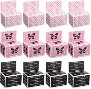 lot 13128 image: 12 Pack Breast Cancer Awareness Donation Box, Pink Ribbon Suggestion Case for Fundraising, Cardboard Box for Breast Cancer Awareness Party Decoration Supplies Charity Event