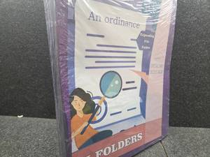 lot 13133 image: 25Pcs Purple Two-Pocket Heavyweight File Folder,Letter Size,Paper File Folder for School Office Home Bussines