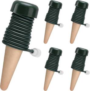 lot 13217 image: BYDOLL Plant Self-Watering Stakes Automatic Watering Terracotta Spikes for Indoor Outdoor Plants,Houseplant Insert Devices for Vacation use,Bonsai Drip Irrigation System (5 Pack)