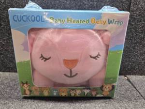 lot 13255 image: Baby Colic and Gas Relief, Heated Tummy Wrap for Newborns Belly Relief by Soothing Warmth, Baby Heating Pad Swaddling Belt Relief & Soothe Gas, Colic and Upset Stomach for Newborn to Toddler (Bunny)