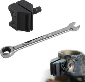 lot 13299 image: RYANSTAR RACING Universal Suspension Strut Split Hub Steering Knuckle Spreader Tool with Wrench - Compatible with VW, Audi, BMW, Ford, Peugeot, and Citro n