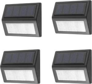 lot 13360 image: $117 Solar Staircase Lighting Wall Light, ABSPC Material Exterior Wall Lamp, Outdoor Waterproof Porch Decorative Wall Sconces Lights for Steps, Stairs, Fences, Courtyards