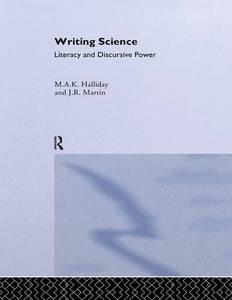 lot 13414 image: Writing Science Literacy And Discursive Power (Critical Perspectives on Literacy and Education)