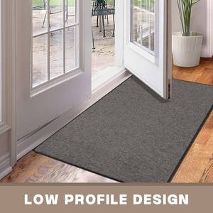 lot 13436 image: Yancorp Ultra Thin Bath Mat & Rug 20x 32, Rubber Backed Non-Slip Bathroom Mats, Quick Dry Shower Rugs Under Door, Super Absorbent Floor Mats for Bathroom Sink & Shower Brown