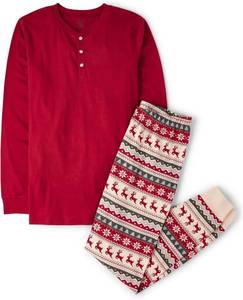 lot 13507 image: Gymboree unisex-child Holiday Family Matching 100% Cotton Long Sleeve Top and Pants,gymmies Pajama Set XS
