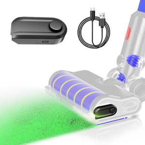 lot 13524 image: Vacuum Lamp Compatible with Dyson Vacuum Cleaner Dust Display Lamp, Dust Detection Light Rechargeable Vacuum Green Light Attachment