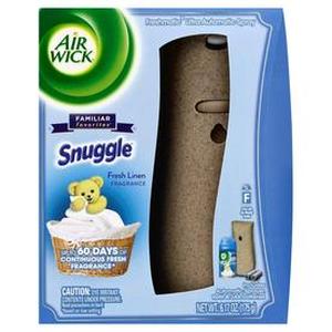 lot 3547 image: Air Wick Freshmatic Automatic Spray Kit (Gadget  1 Refill), Snuggle Fresh Linen, Air Freshener