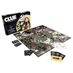 lot 3572 image: USAoploy - CLUE Nightmare Before Christmas - Tim Burton Collectible Board Game, Ages 8, 2-6 Players Sealed New