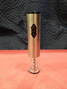 lot 3597 image: Mark & Graham Stainless Steel Electric Wine Opener