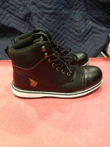 lot 3599 image: Black Leather Xray Boots Size US 9  EUR 42