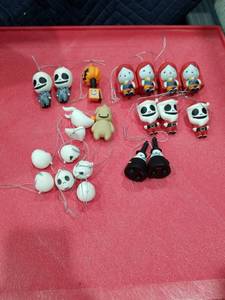 lot 3612 image: Nightmare Before Christmas Character Ornament Collection