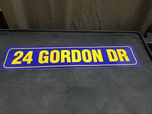 lot 3639 image: NASCAR #24 Gordon Driver Name Plate