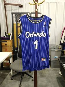 lot 3660 image: Orlando Magic Penny Hardaway #1 Nike NBA Jersey Size Large