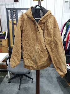lot 3661 image: Carhartt Duck Canvas Hooded Jacket XL