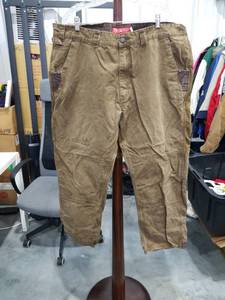 lot 3662 image: Red Kap Brown Duck Canvas Work Pants Size 44 x 30