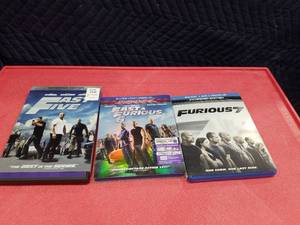 lot 3716 image: Fast & Furious 5-7 Blu-ray Collection