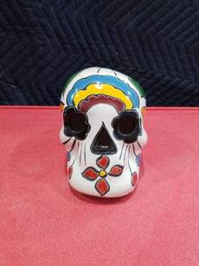 lot 3730 image: Mexican Day of the Dead Ceramic Sugar Skull