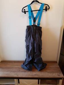 lot 119 image: Gerry Snow Pants with Blue Suspenders Size 10-12